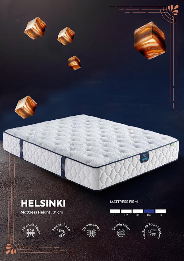 Helsinki Matras – 31 cm | Stevigheid H4 (Stevig)