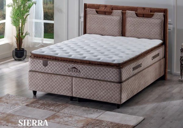 Sierra Boxspring – Extra Comfortpad & Temperatuurbalans