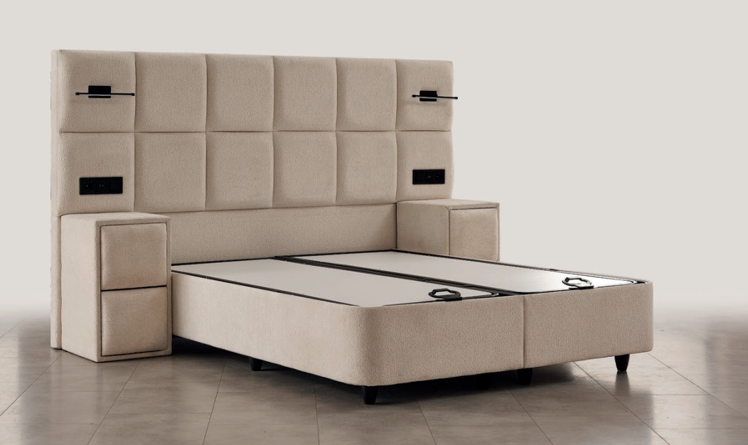 Olivia Bed Boxspring – Luxe Design & Ademend Satijn - Afbeelding 3