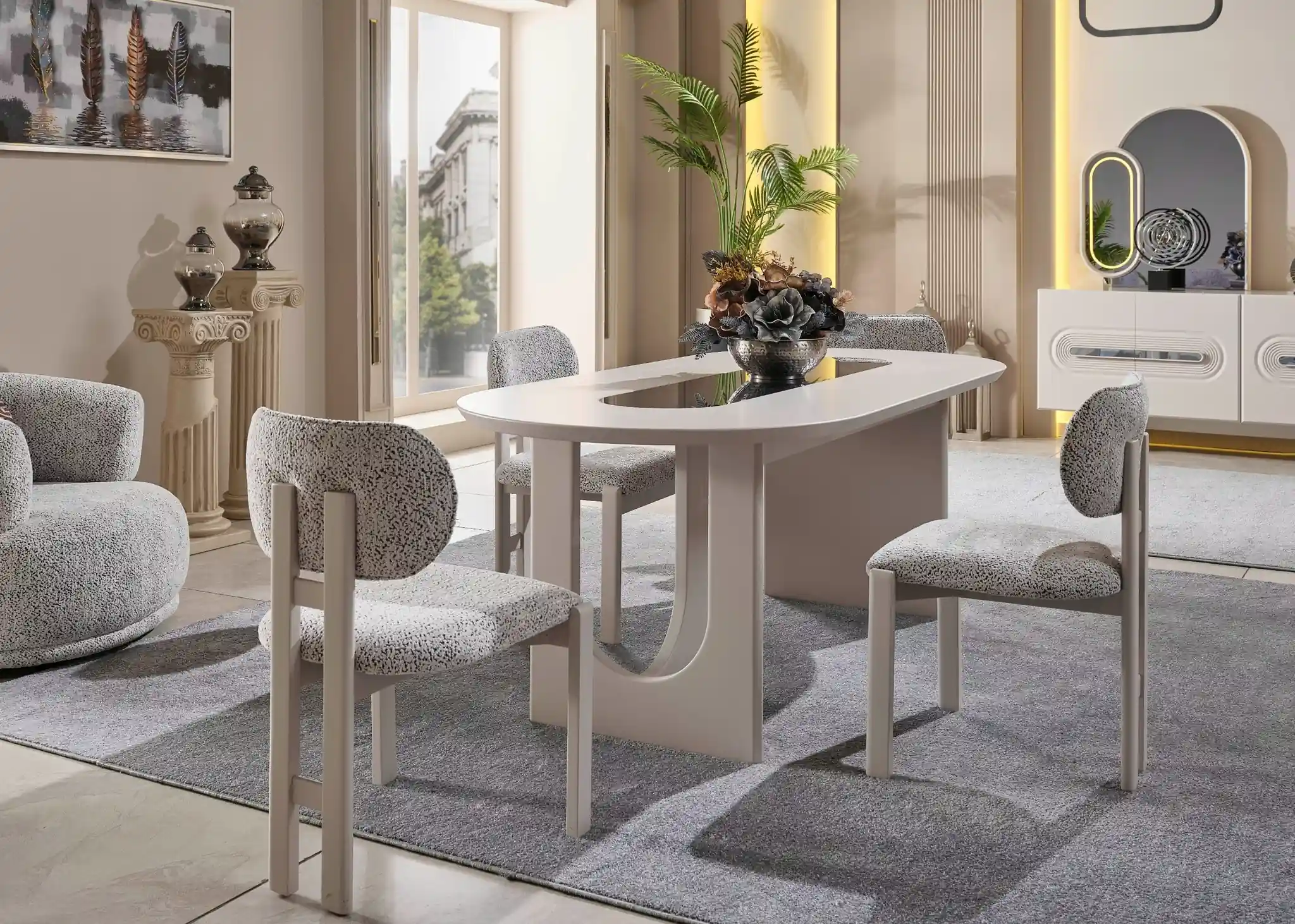 Parma eetkamer en sofa - Afbeelding 2