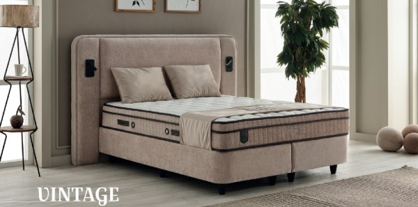 Vintage Boxspring – Elegantie, Comfort & Paleiselijke Stijl